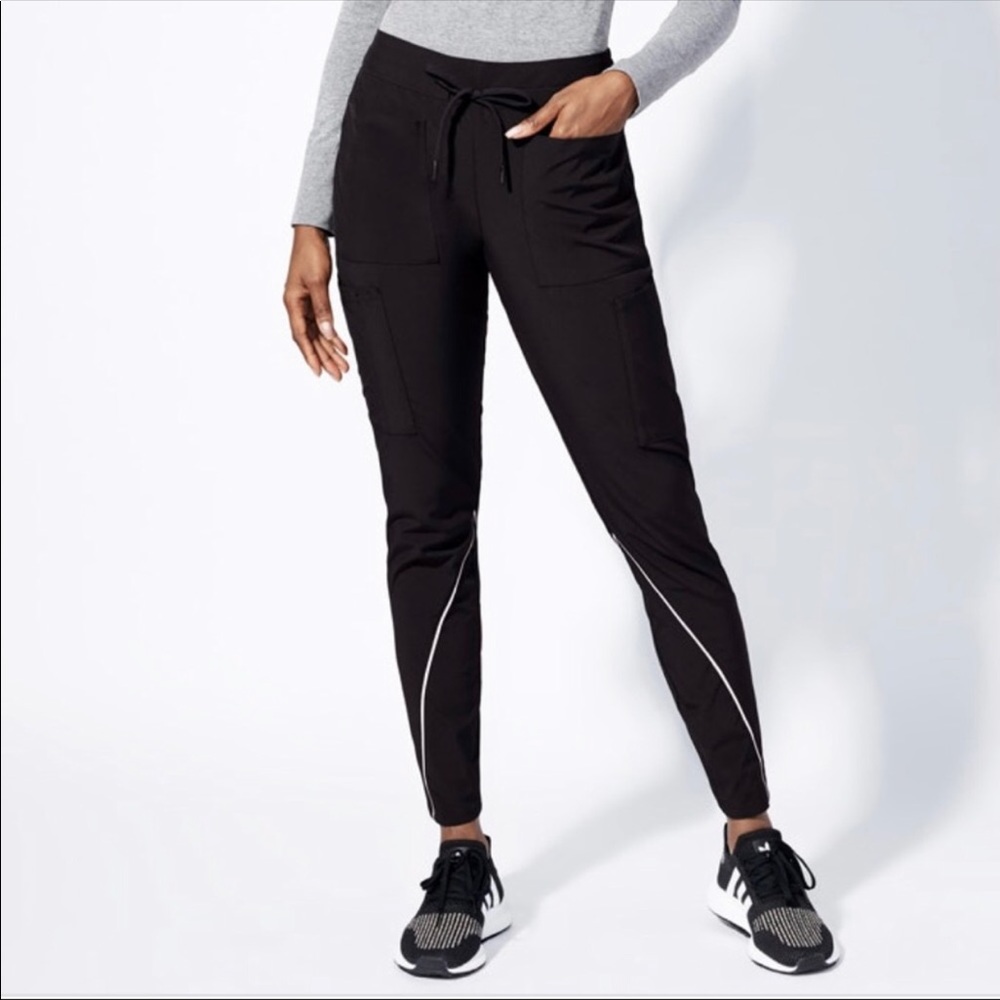 Jaanuu jogger scrub pants cargo draw cord